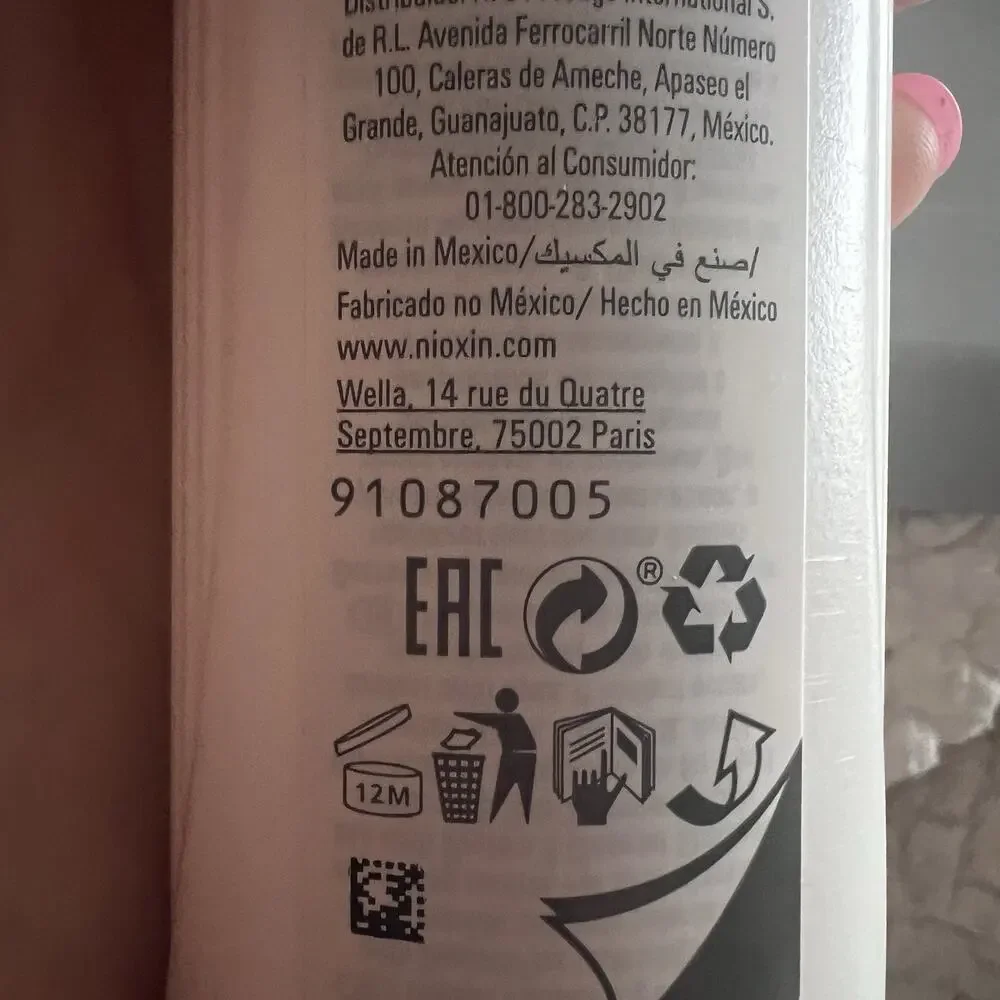 NIOXIN System 6 Scalp Therapy Conditioner, Color Safe 10.1 oz. (New)